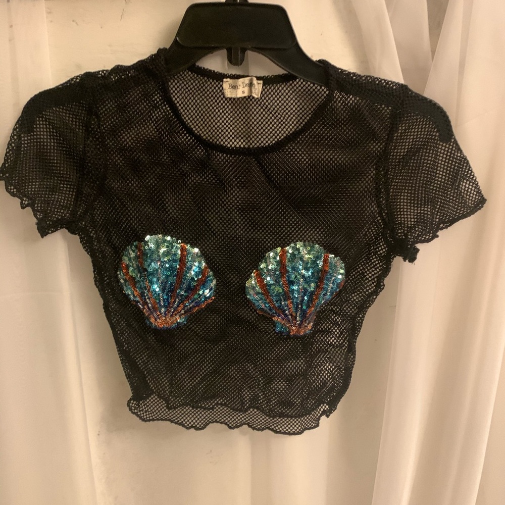 Mermaid crop top